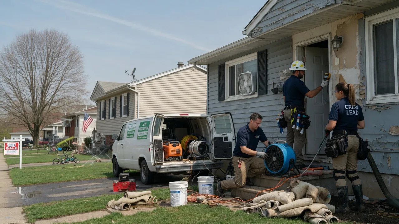 Flood Cleanup in Whitehouse Station, NJ near me
